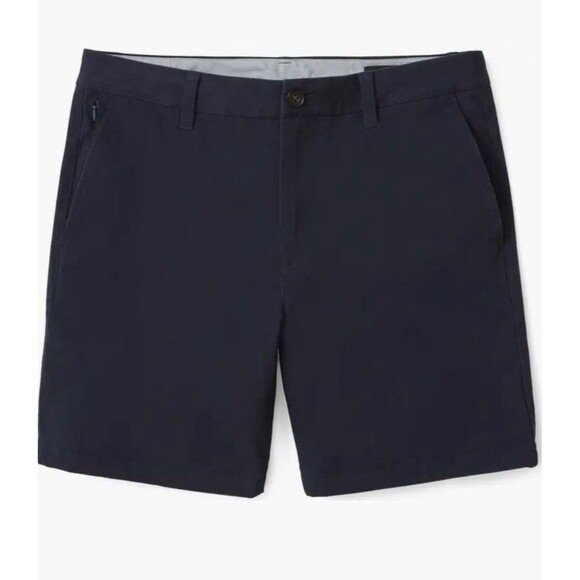 Bonobos Washed Stretch Cotton Chino Shorts In Navy Sz W28-7” New - Picture 1 of 10